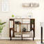 Open Bookshelf Modern Geometric Bookcase-205413305
