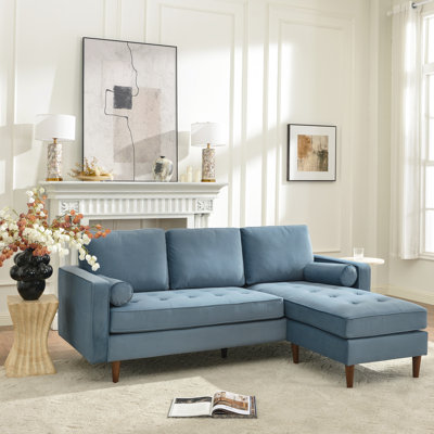 Geo Linen Reversible Sofa and Chaise