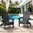 Outdoor HDPE Folding Adirondack Chair-304253544
