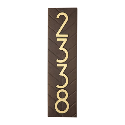 Mid-Century Modern Wall Plaque