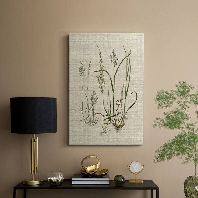 Linen Grasses II -Custom Wrapped Gallery Cavas, 60" H x 40" W