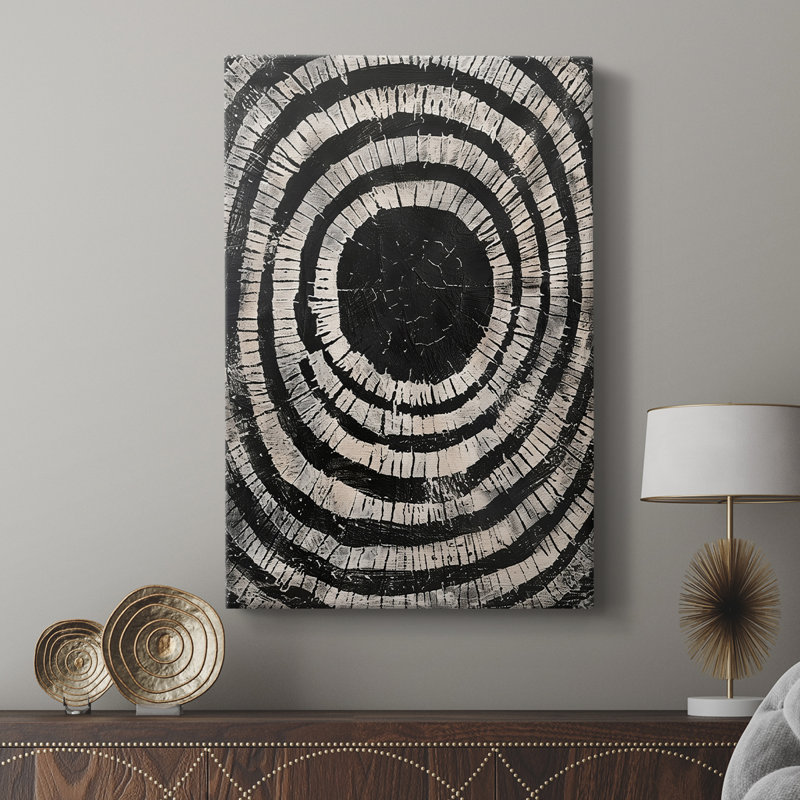 ABSTRACT Series CLIX -Custom Wrapped Gallery Cavas, 18" H x 12" W