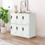 Metal 90cm Storage Cabinet with Handle