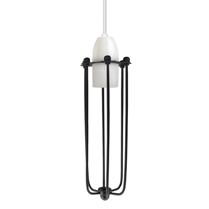 23cm H Metal Novelty Lamp Shade, Black