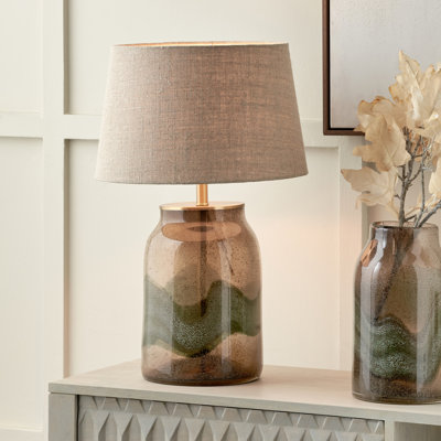 Glass Lamp Base Lamp