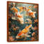 Orange, corail, blanc, poisson koi, merveille - aquariums, art mural, salon-136104353-106110720