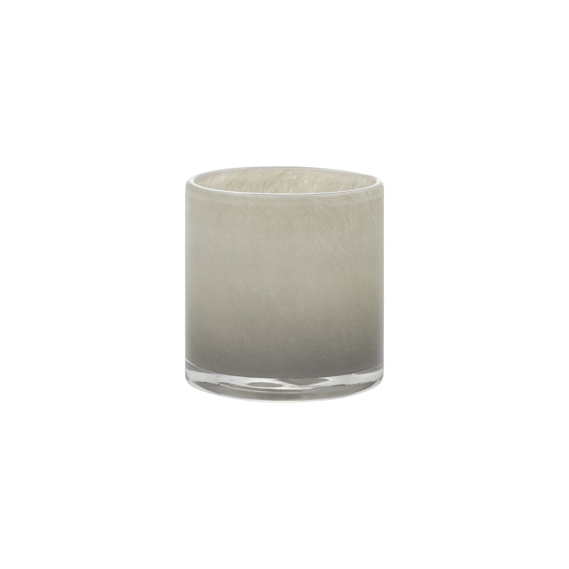 Ouragan de table en verre SAGA, Colombe du deuil (brun / gris), H 3,4 po x l 3,3 po x P 3,3 po