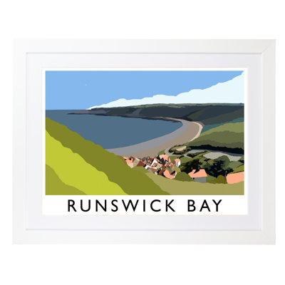 'Runswick Bay 4' 1 Piece Wall Art