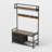 Multi-Functional Hall Tree With 2 Movable Drawers, Shoe Storage, Shelves, And Garment Racks, Perfect For Organized Entryways