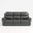 Modern Sofa Breathable Fabric Power Reclining Sofa With Drop Down Table,USB Button And Wireless Charger-992935092