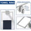 Ensemble de 5 accessoires de quincaillerie de salle de bain-96873668