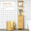 Plust Solid Wood Freestanding Linen Cabinet