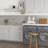 23" L x 18" W Undermount Laundry Sink, 16-Gauge Stainless Steel Utility Sink with Sink Grid, Strainer and Roll-up Rack