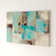 Teal And Aqua Reflections #2 by Silvia Vassileva - Print on Canvas