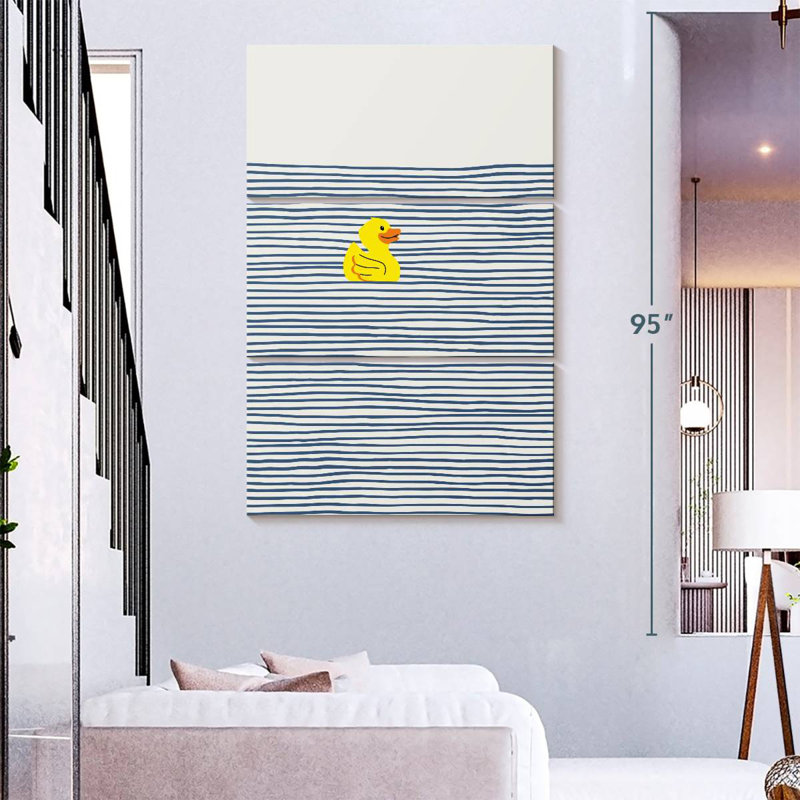 Ashelle Yellow Rubber Duck, 74" H x 48" W
