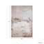 Tableau sur toile avec cadre acrylique, style boîte d'ombre, idéal pour la décoration intérieure - Peinture rectangulaire pour salon - 60 pouces (152 cm), ivoire et gris