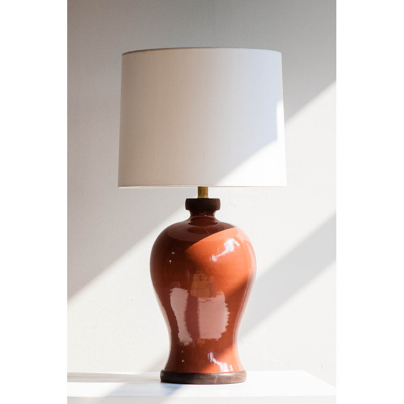 Dashiell Porcelain Table Lamp, Living Coral
