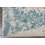 Tapis ivoire / bleu sarcelle à motif abstrait Greater Taree-1934836134