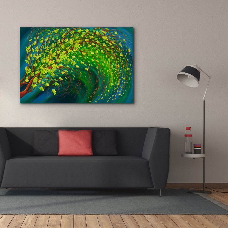  «Spring Rhapsody» par Olga Dorenko, art mural sur toile, 60 po x 40 po, H 40 po x l 60 po