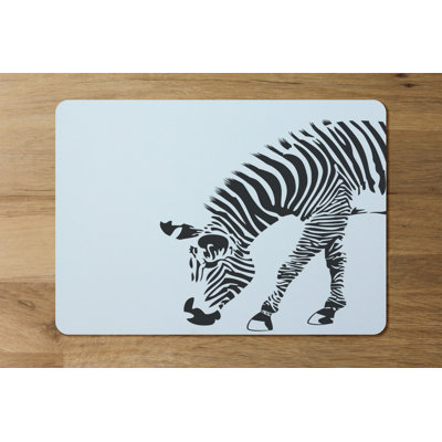 Gamo Wood, Polyester No Pattern Rectangle Placemat