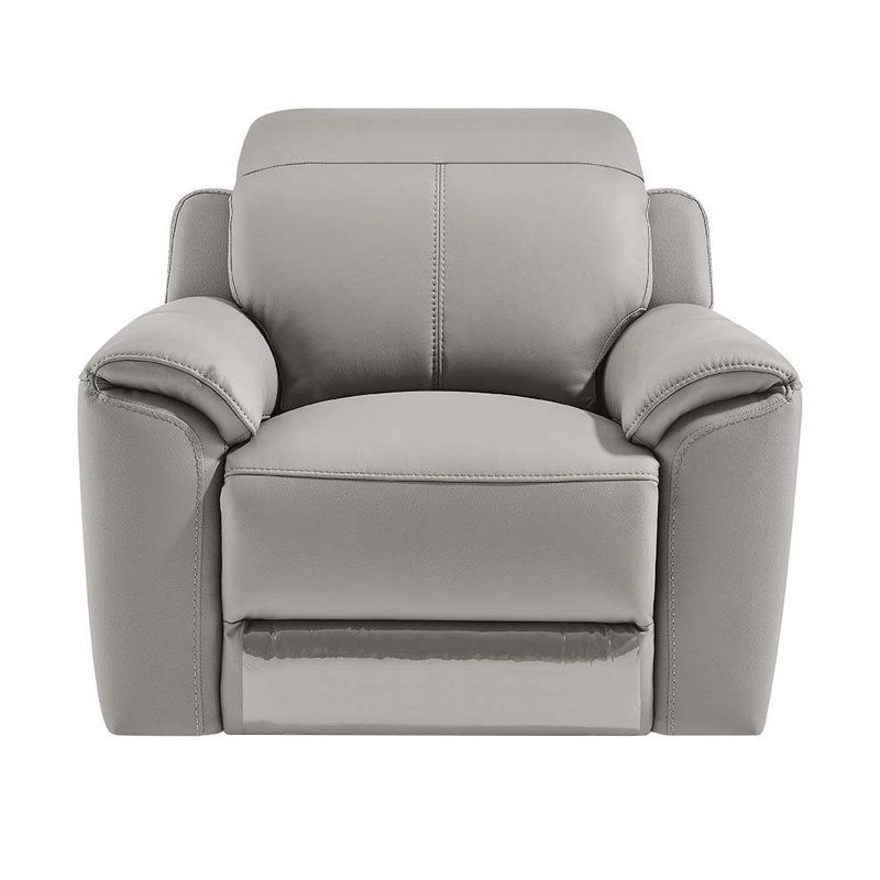 Amby Upholstered Club Chair, Grey