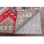 Tapis unique en laine noué à la main Kazak de 3 pi 4 po x 5 pi 2 po rouge Niu