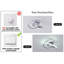 Angstrom 1 - Light 26cm Unique/Statement Geometric LED Semi Flush Mount-926549266