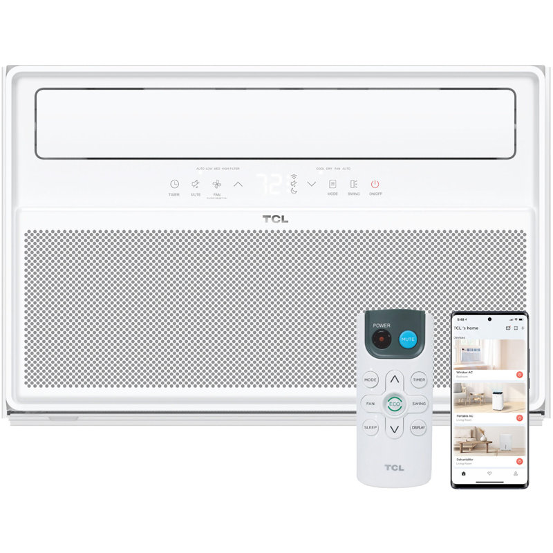 Climatiseur de fenêtre intelligent 8 000 BTU TCL Q-Series (H8W4KW), 8 000 BTU