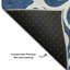 Tapis bleu marine de qualité supérieure lavable à la machine Prisco-1385185512