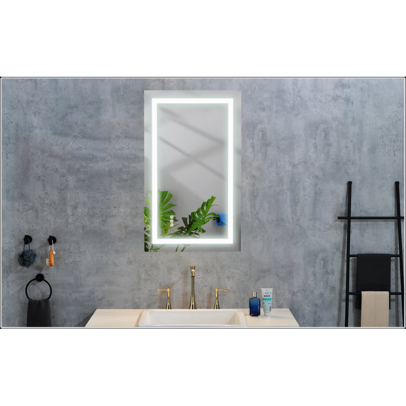 LED Bathroom Mirror 36  "x 24  " with Front and Backlight, 36" x 24"