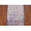 Tapis de couloir abstrait bleu All-Over 2x10