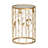 Kountz Mirrored Glass Top End Table