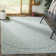 Atlanta Hooked Light Grey/Aqua Indoor/Outdoor Rug