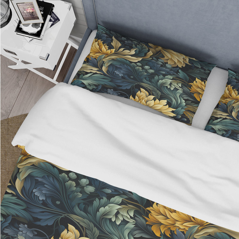 Ensemble de housse de couette Osana, Housse de couette simple + 1 taie décorative stan