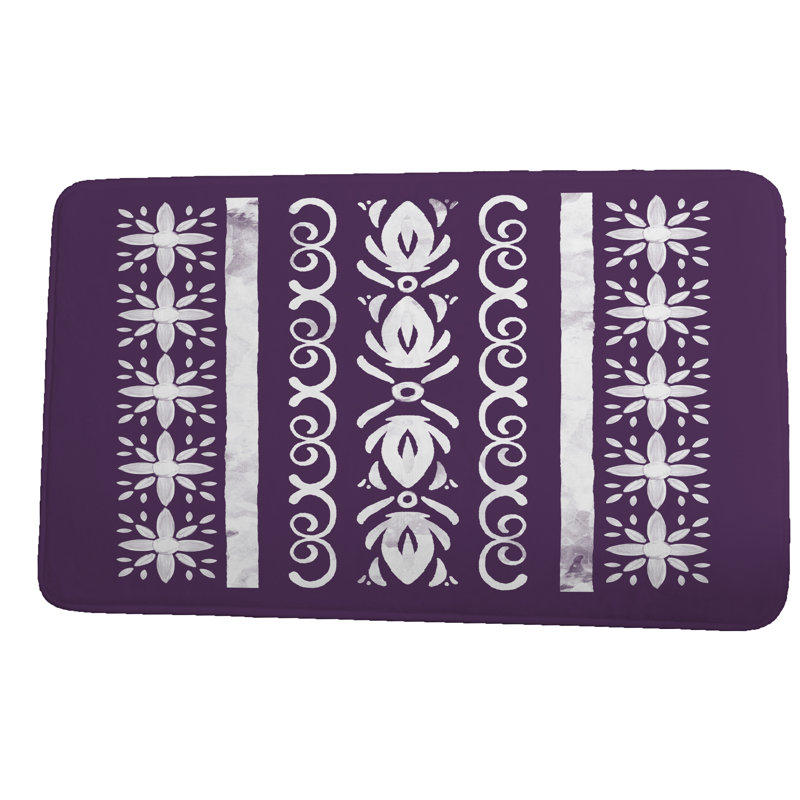 Tapis de bain Loya, l 24 po x L 36 po, Mauve