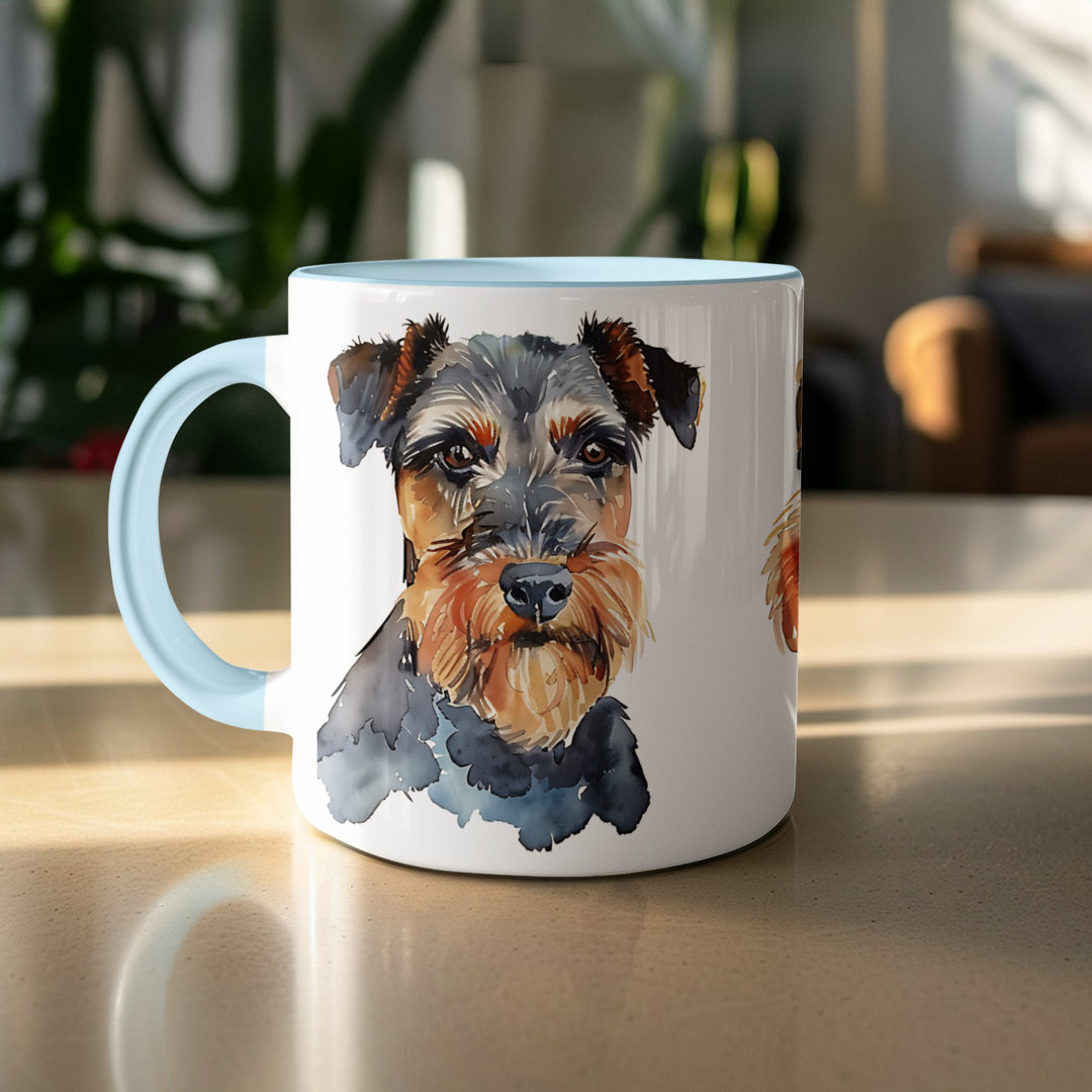 German Shepherd Watercolor Design 11oz Coffee Mug