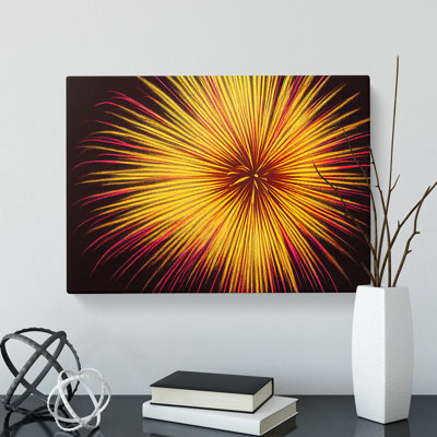 Super Fireworks - Wrapped Canvas