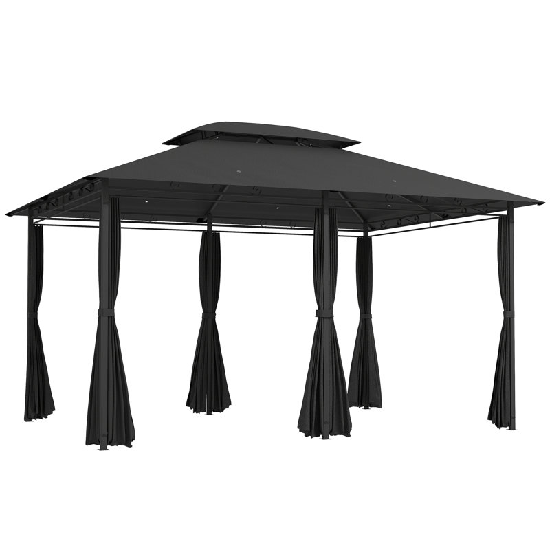 9.5 Ft. W x 13 Ft. D Steel Gazebo