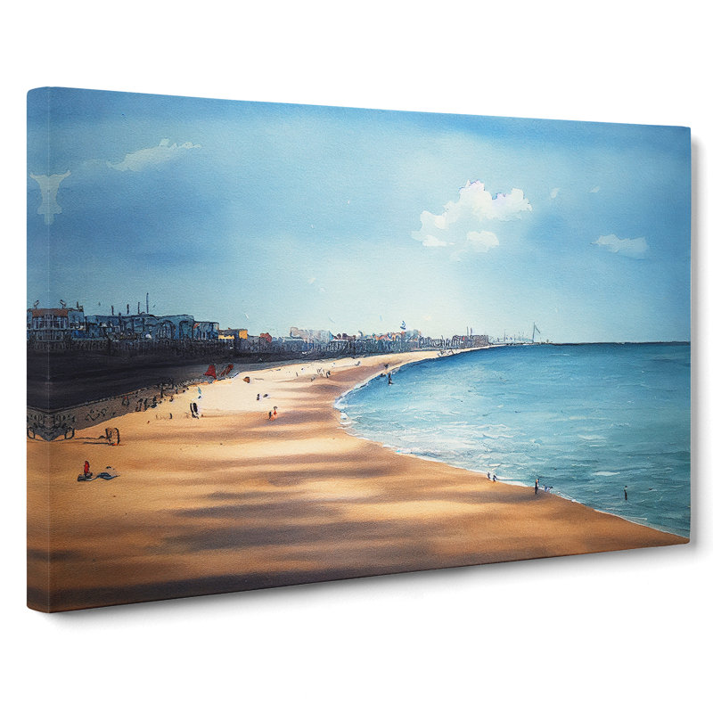 Beach In Vol.2 - Wrapped Canvas Print, 35cm H x 50cm W x 3cm D
