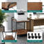 21.59cm H x 149.86cm W AV Cart