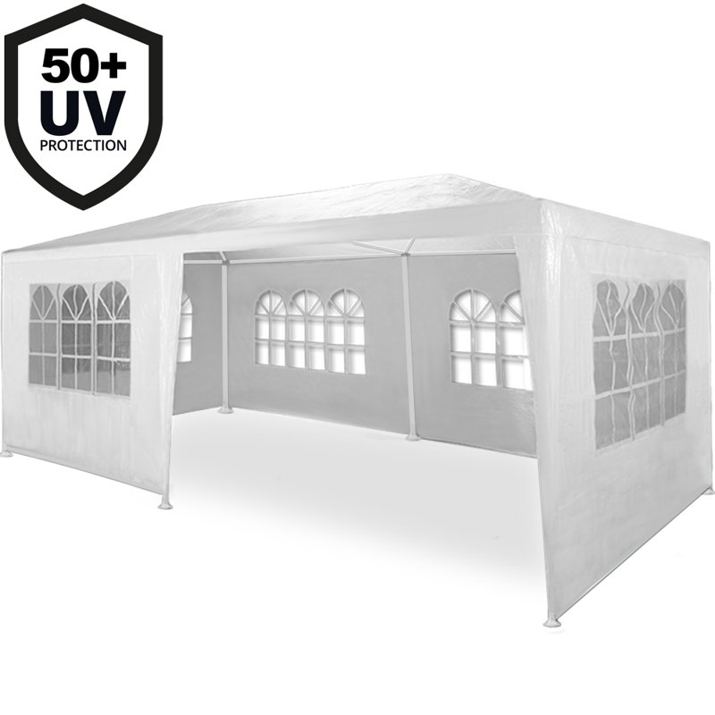 Zelma 3m x 6m Metal Party Tent, White