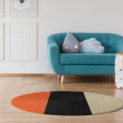 Chenille Striped Indoor Rug