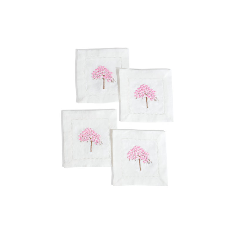 Cherry Blossom Cocktail Napkins