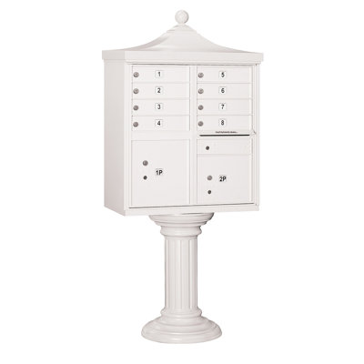 Regency Aluminum Multi-Unit Mailbox with Newspaper Compartment