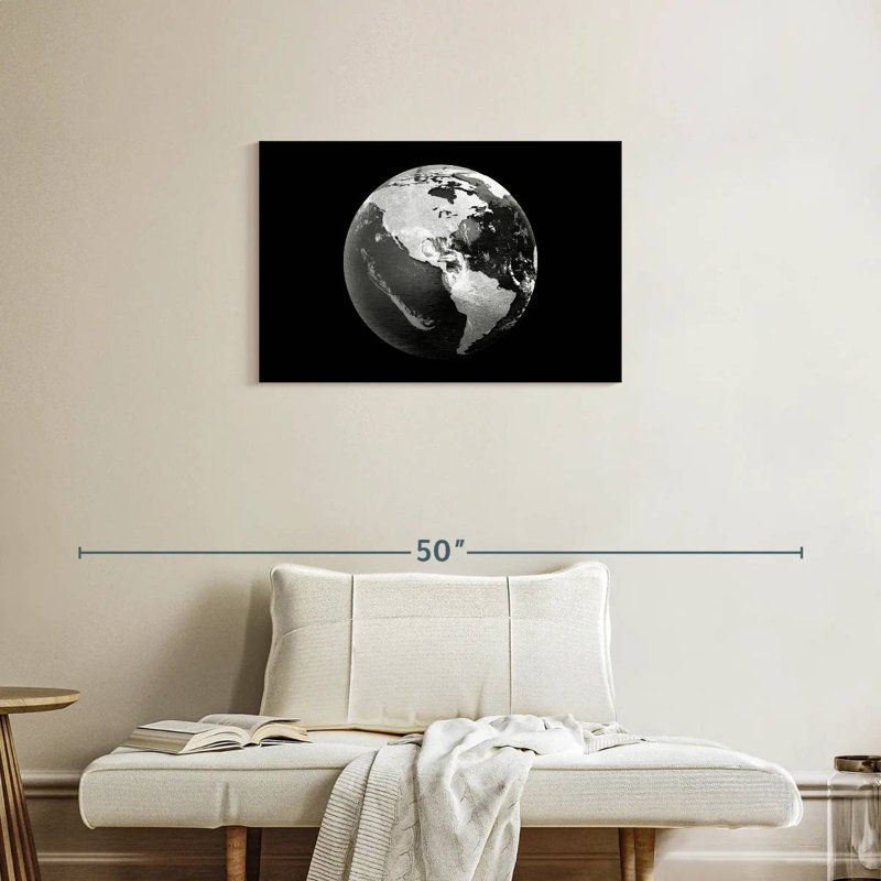 Oberle Silver Globe, 20" H x 30" W