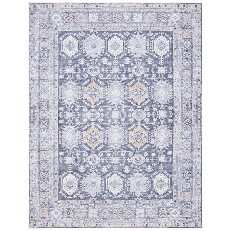 Brazzell Performance Machine Washable Oriental Rug, Rectangle 8' x 10'