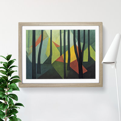 A Bold Abstract Forest 1 Piece Single Picture Frame Painting