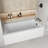 Streamline 60 in. x 30 in. Acrylic Right-Hand Drain Alcove Bathtub in Glossy White With External Drain-101699053