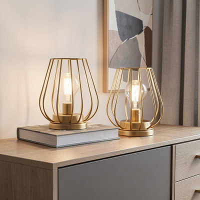 Ensemble de deux lampes de bureau sans fil 7 po