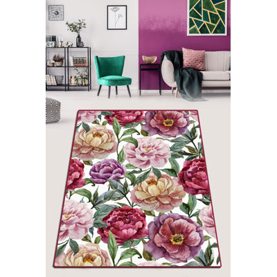 Premium Hall Carpet (2.6 x 4.9 ft), 100% Polyester, 0.2 in Pile Height | Antibacterial, Non-Slip Felt Dot Underside | Machine Washable at 86°F, 700 g/m² | Ideal for Home Entryways & Living Spaces, Soft & Durable